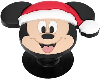 Disney Classic Mouse Pop Sockets Phone Grip with Versatile Kickstand – Ultimate Anti-Drop Phone Holder for One-Handed Use and Easy Style Switchability – Compatible with i Phone, Samsung, and Most Cases – Ideal for Wireless Charging and Everyday Convenience
