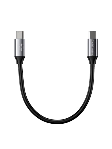 CableCreation Short USB4 Cable 0.5FT, 40Gbps, 240W, 8K@60Hz, Compatible with Thunderbolt 3, Thunderbolt 4 and USB-C, 2Pack – Enhanced Compatibility and Speed