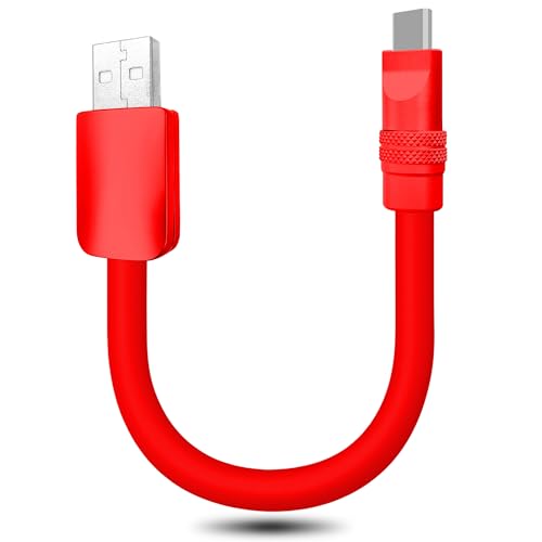 Ultra-Compact 240 W USB C Charging Cable – Sleek 4-Inch Power Bank Connector for i Phone 15/16 & Samsung Galaxy – Durable Tangle-Free Design for Effortless Portability – Essential Travel Accessory for Fast On-the-Go Charging Needs