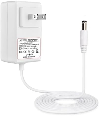 Reliable 6 V AC/DC Power Supply Adapter for Breg Devices – Essential Charger Replacement for Models 10698, D0660 & BEG10711 with Extended Safety Cord for Optimal Efficiency and Device Longevity