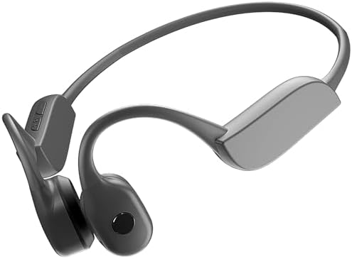 Transform Your Fitness Routine with Sweet Gisele Open-Ear Bone Conduction Bluetooth Headphones – Wireless Sport Earbuds Featuring Secure Over-Ear Fit, Built-in Microphone for Effortless Communication, and Superior Sound Quality for Enhanced Surrounding Awareness – Ideal for Running, Workouts, and Active Lifestyles
