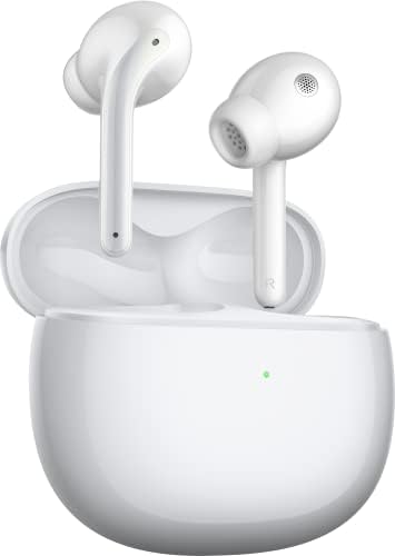 Xiaomi Buds 3: Hi-Fi True Wireless Earbuds with Up to 40 d B Active Noise Cancellation, 3 Customizable ANC Modes, Dual Transparency Features, and 32-Hour Battery Life – IP55 Water-Resistant Design for Ultimate Durability and Wireless Convenience in White