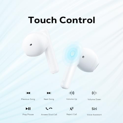 2025 Ultra-Low Latency Wireless Gaming Earbuds – Premium Noise-Canceling Sound Isolation with Extended Battery Life, Built-In Mic for Seamless Communication, Type-C Quick Charge – Stylish White Design Perfect for Gaming and Music Lovers