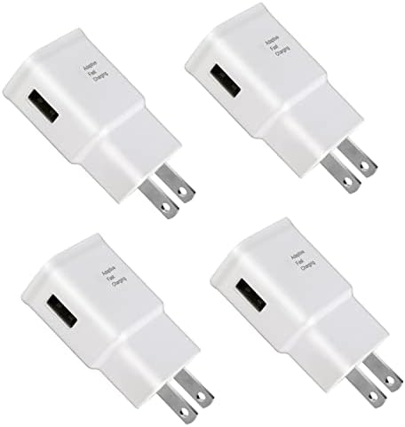 Ultra-Fast Adaptive USB Wall Charger for Samsung Galaxy & Android Devices – Optimized Charging Adapter for S21, S20, S10, Note 10, LG Quick Charge | Compact Travel Plug with Safety Features for Rapid Power Delivery