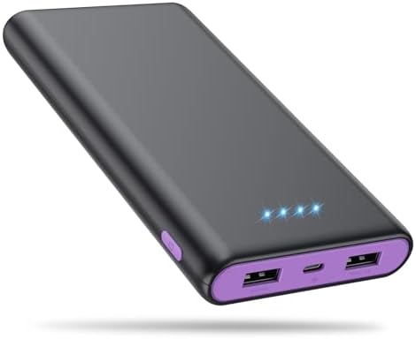 High-Capacity 25,800 m Ah Portable Charger Power Bank – Fast USB C Charging with Intelligent Smart IC, 3 USB Ports for Multi-Device Support – Ideal for i Phone 16/15/14, Galaxy, & Android – Reliable Power On-the-Go
