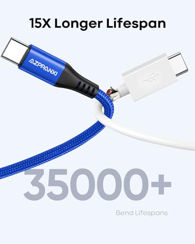 Experience the Ultimate Charging Freedom with Our 20 FT USB C to USB C Cable – Fast 60 W Power Delivery for Galaxy, Mac Book, i Pad Pro, and More – Durable Nylon Braided Design for Maximum Longevity and Enhanced Compatibility – Perfect for Gaming, Streaming, and Multi-Device Use – Effortless Connectivity Anywhere, Anytime!
