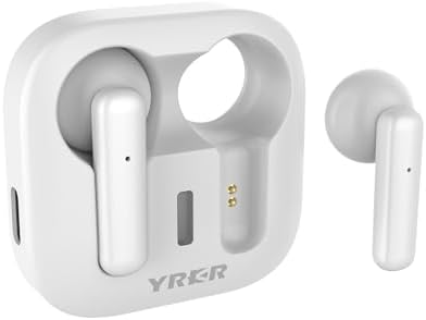 Chic Pink YK-11 Wireless Earbuds with Bluetooth 5.3 & Noise Cancellation – Lightweight Comfort & Compact Charging Case for Ultimate Audio Freedom – Perfect for i Phone & Android Users