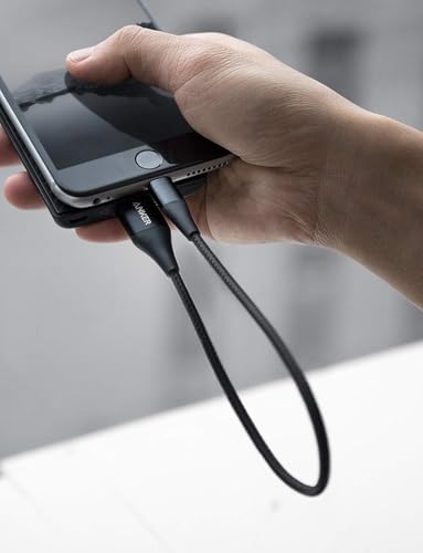 Anker 551 USB-A to Lightning Cable (3 ft) – Ultra-Fast Charging i Phone Charger, MFi Certified for i Phone 13/12/11/X/8 Series, Durable Nylon Build for Home and Car Use, Superior Compatibility and Reliability