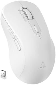 Experience Seamless Precision with the SM66 Green Silent Dual Mode Wireless Mouse – Ergonomic, Rechargeable, and Adjustable DPI Up to 4800 for Ultimate Flexibility in Bluetooth & Wireless Connectivity!
