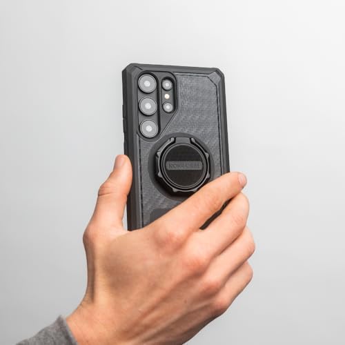 Rokform Magnetic Sport Ring Grip and Stand – Ultra-Slim Metal Phone Holder for i Phone & Samsung Twist Lock Cases, Black – Effortless Portrait & Landscape Viewing with Superior Magnetic Adhesion and Durable Construction for Everyday Use – Backed by 2-Year Warranty and Exceptional Customer Support