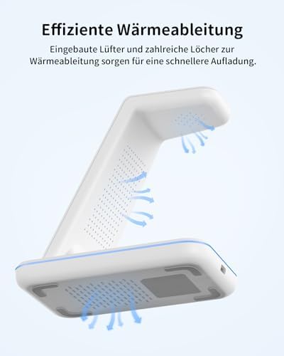 Revolutionize Your Charging Routine with the Joy Geek 3-in-1 Wireless Charger Station for Samsung Devices – Fast Charging Dock for Galaxy Watch7 Pro/4/3/Active2/1, S24/S23 Ultra/S22/S21/S20/Note 20, Z Fold & Flip, and Buds 3 Pro – Enhanced Compatibility, Sleek Design, and Built-in Safety Features for Efficient Power Management