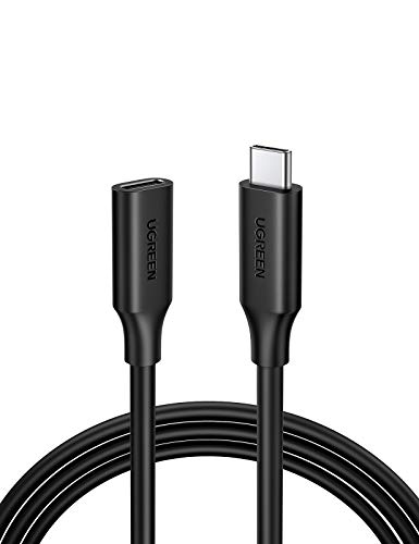 UGREEN 10 Gbps USB Type C Extension Cable – Fast Charging Adapter for Seamless Connectivity with Mac Book Pro, i Pad Pro, Dell XPS, Surface, and More – 1.5 FT High-Speed USB 3.2 Male to Female Extender for Enhanced Performance and Versatility