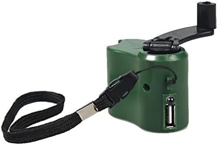 Emergency-Ready Hand Crank Generator: Lightweight 5 V USB Charger for Outdoor Adventures & Mobile Phone Powering – Ideal for Camping, Hiking, and Unexpected Outages