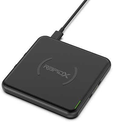 Modula5 Wireless Charging Pod for Smartwatches – RX-MP02 B | Rapid Qi-Enabled Charger for Apple Watch & Multi-Device Compatibility | Sleek, Portable Design with LED Indicators for Effortless Charging Experience