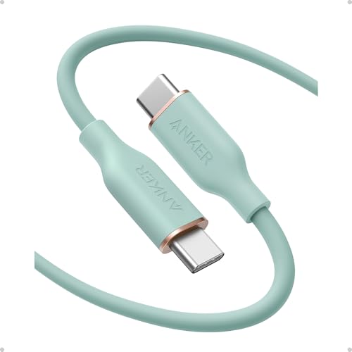 Anker 100 W USB C Fast Charging Cable – 6 FT Type C Cord for i Phone 16 & Mac Book Pro 2020 – Superior Power Delivery & Data Transfer – Durable Black Design for Enhanced Compatibility with Laptops, Smartphones & Tablets – Ideal for Professionals & Tech Enthusiasts