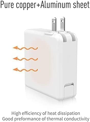 High-Performance 60 W L-Tip Universal Laptop Charger for Mac Book Pro (Pre-Mid 2012) – Enhanced Magnetic Connection, Multi-Safety Features, and Portable Design for Optimal Charging Efficiency and Battery Longevity