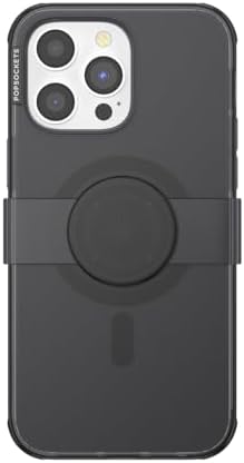 Pop Sockets i Phone 14 Pro Case with Integrated Slidable Grip & Kickstand – Pink Opalescent – Ultimate Wireless Charging Compatibility, 10 ft Drop Protection, and Easy Mag Safe Integration for Enhanced Mobile Experience