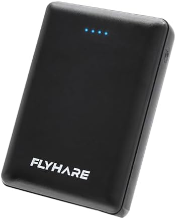 Flyhare Premium Heated Vest Battery Pack – Lightweight Portable Power Bank with Fast USB-C Charging, Ideal for Outdoor Activities and Daily Commutes – Stay Warm and Connected Effortlessly