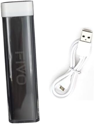 FIVO Ultra-Compact 2600 m Ah Portable Power Bank with USB Cable and Durable Carrying Case – Fast Charging Solution for i Phone, Samsung Galaxy & More (2-Pack) – Perfect for On-the-Go Charging and Emergency Power Supply