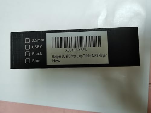 Premium Dual Driver Wired Earphones with Inline Microphone – 3.5 mm Jack, Enhanced Extra Bass, 1.2 m Durable Braided Cable, Ergonomic Hook Design for Secure Fit, Ideal for Music, Gaming & Calls – Black