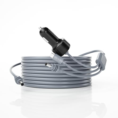 Starlink Mini 3-in-1 Waterproof Power Cable – 10 FT Versatile 12 V-24 V Car Charger & USB C/DC Adapter for Reliable Outdoor Connectivity – Enhanced Durability & Speed for Starlink Mini Accessories
