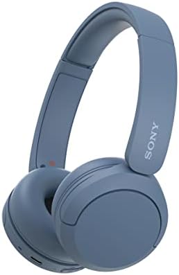Sony WH-CH520 Bluetooth On-Ear Headphones – Superior 50-Hour Battery Life with Rapid Charge Technology for Endless Listening, Ultra-Lightweight with Comfortable Fit, Integrated Hands-Free Mic for Calls – Premium Audio Performance for Music and Meetings