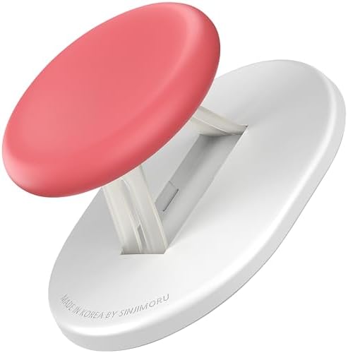 Experience the Ultimate Sinjimoru Magnetic Phone Grip & Holder – Ergonomic Design for i Phone 12-16, Multi-Functional Stand for Hands-Free Viewing, Enhanced 2500 g Magnetic Strength, Soft Silicone Comfort Band, and Stylish Pastel Colors for Personal Expression