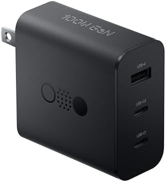 100 W Ga N USB-C Power Adapter – Versatile Triple-Port Fast Charger for Mac Book Air & Pro, Nothing Phones – Compact & Efficient Multi-Device Charging Hub for Mobile Professionals