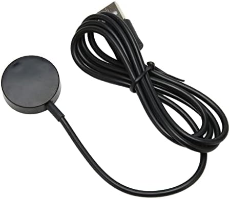 Magnetic Fast Charging Cable for Fossil Smartwatches – USB Charger with Enhanced Compatibility for Fossil Q Gen 1, Gen 2 (Founder, Wander, Marshal) & Gen 3 – Quick Charge Technology, Durable Design, Ideal for Travel and Daily Use