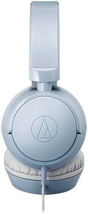 Audio-Technica ATH-S120 C-LV USB-C Headphones in Violet – Exceptional Sound Clarity and Comfort for Active Lifestyles, Ultra-Lightweight Foldable Design with Integrated Mic for Effortless Communication and Connectivity