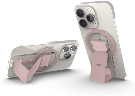 Elevate Your Mobile Experience with the CLCKR Mag Safe 3-in-1 Phone Grip – Lilac – Innovative Grip, Kickstand & Finger Loop Technology for i Phone 16/15/14/13/12, Galaxy S25/S24/S23/S22, and Pixel Devices – Stylish & Durable Accessory for Effortless Compatibility – Ultimate Convenience & Hands-Free Usability for Everyday Adventures – Enhance Your Smartphone’s Functionality Today!