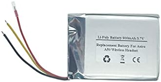 900 m Ah Li-Ion Polymer Replacement Battery for Astro A50 Wireless Headset – Unleash Extended Playtime with Effortless Installation and Lightweight Design for Uninterrupted Gaming and Superior Audio Performance