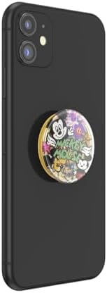 Minnie & Daisy Pop Socket Phone Grip with Versatile Kickstand – Stylish Adhesive Cell Phone Holder for One-Handed Use – Universal Compatibility with i Phone, Samsung & More – Swappable Design for Customization and Wireless Charging Friendly – Anti-Drop Technology for Enhanced Security – Perfect for On-the-Go Users