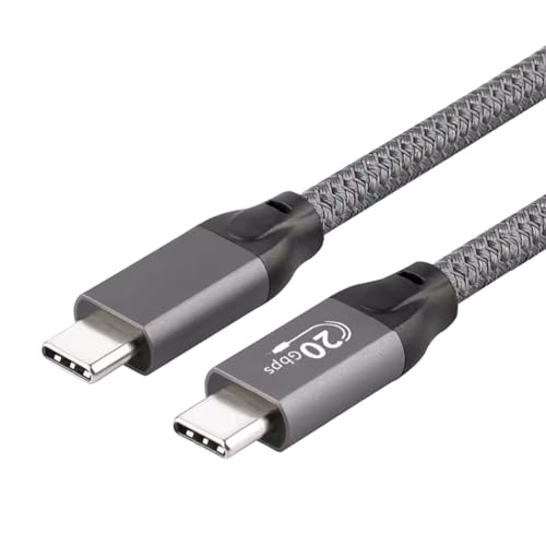 Ultra-Fast USB C to C Data Transfer Cable – 10 Gbps Speed with 4 K Video Output, Robust & Portable for Effortless Mac Book, Laptop & PC Connections, Perfect for Digital Professionals & Creative Enthusiasts