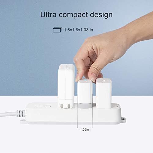 Power Lot 45 W Ga N USB-C Charger with 6 FT Cable – Ultra-Fast Charging for Galaxy S22/S21, Z Flip 5, Fold 5, i Phone 16, i Pad, Mac Book – Universal Compatibility & Advanced PD 3.0 Technology for Rapid Power Boosts