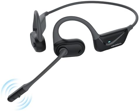 Experience Unmatched Audio Freedom with MONODEAL Open Ear Bluetooth Headphones – Ultra-Lightweight Wireless Earphones Featuring Advanced Bluetooth 5.4, Noise-Canceling Microphone, and Ergonomic Comfort for Workouts and Daily Life. Stay connected and aware of your surroundings with our innovative open ear design, perfect for busy environments like offices, outdoor activities, or while driving. Enjoy rapid device connectivity with cutting-edge Bluetooth 5.4 technology, ensuring seamless audio experiences. The integrated noise-canceling microphone guarantees crystal-clear phone calls, while the handy mute button adds a layer of privacy for your conversations. Designed for all-day comfort, these durable headphones redefine your audio interactions, balancing style and functionality. Elevate your listening journey and embrace the flexibility of wireless sound with MONODEAL – the essential audio accessory for every lifestyle and occasion. Perfect for those prioritizing both performance and awareness, these headphones are your go-to choice for an enhanced auditory experience.