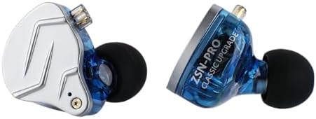 Elevate Your Listening Experience with Linsoul KZ ZSN Pro Dual Driver In-Ear Monitors – Premium 1 BA + 1 DD Hybrid Earbuds with Durable Zinc Alloy Design and Detachable 2-Pin Cable for Hi-Fi Sound Quality and Enhanced Device Compatibility, Perfect for Audiophiles and Casual Listeners Alike