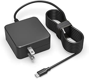 Asus Chromebook Fast Charger – UL Certified 45 W USB-C Adapter with 7.5 FT Cable for Rapid Charging, Superior Safety Features, and Universal Compatibility – Ideal for Home, School & Travel