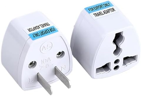 ANRANK 8-Pack Universal Travel Power Adapter Set – Seamlessly Convert UK, EU, and AU Plugs to US Standards for Swift Charging Anywhere You Go