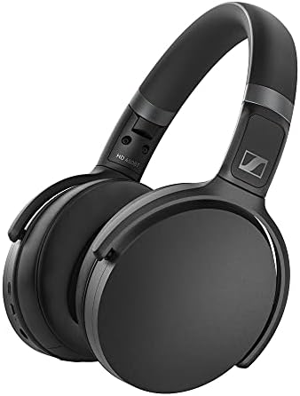 Sennheiser HD 450 BT Wireless Over-Ear Headphones – Immerse Yourself in Premium Sound with Bluetooth 5.0, 30-Hour Battery Life, and Superior Active Noise Cancellation – Perfect for Music Lovers and Professionals on the Go – Sleek Black Design for Unmatched Style and Comfort