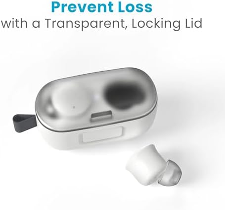 Speck Gemtones Wireless Earbuds – Bluetooth 5.3 Headphones with 28 Hours of Battery Life, USB-C Charging & Custom EQ App for i Phone & Android Users – Stylish White Album Design with Two-Year Warranty for Ultimate Audio Experience