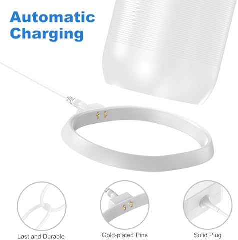 Efficient Charging Dock for Sonos Move Gen 1 & 2 – 45 W Power Adapter Included – Modern Design for Optimal Audio Experience and Quick Power Access