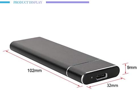 High-Speed Aluminum M.2 NVMe SSD Enclosure – USB 3.1 Gen 2 Adapter for 2242/2260/2280 PCIe Drives | Portable External Storage Solution with 10 Gbps Transfer Speeds | Durable and Heat-Dissipating Design for Secure Data Management | Effortless Plug-and-Play Compatibility for Gamers and Professionals