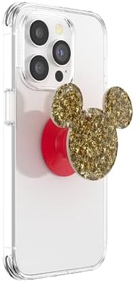 Disney Classic Mouse Pop Sockets Phone Grip with Versatile Kickstand – Ultimate Anti-Drop Phone Holder for One-Handed Use and Easy Style Switchability – Compatible with i Phone, Samsung, and Most Cases – Ideal for Wireless Charging and Everyday Convenience