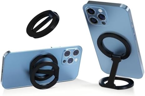 Ultimate Dual Magnetic Phone Holder for Car & Gym – Advanced Mag-Safe Compatible Mount with Superior Magnet Technology for i Phone 15, 14, 13, & 12 Pro Max – Achieve Unmatched Stability and 360-Degree Accessibility for On-the-Go Convenience