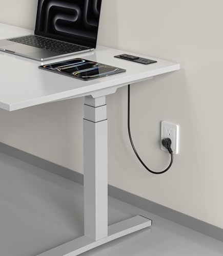 Recessed Power Strip with USB C PD Fast Charging – 30 W Flush Mount Desk Outlet for Space-Saving Convenience, 2 AC Outlets & 2 USB Ports, 6 ft Cord, Ultra Thin Flat Plug for Tidy Workspaces – Perfect for Home Offices and Multi-Device Charging Solutions