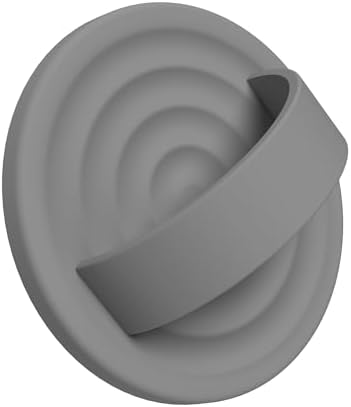 Upgraded Magnetic Phone Grip for i Phone: Premium Silicone Loop Holder with Mag Safe Compatibility – Ergonomic 360-Degree Stand, Non-Slip Design in Sleek Black for Enhanced Comfort and Secure Handling on i Phone 16/15/14/13/12 Pro Max/Plus