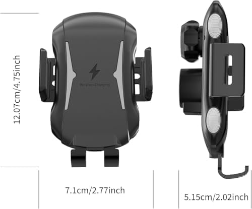 Elevate Your Driving Experience with the 15 W Wireless Car Charger – Auto-Clamping Air Vent Mount for i Phone 15/14/13/12 Series, Effortless Fast Charging and 360-Degree Viewing Flexibility for Modern Motorists