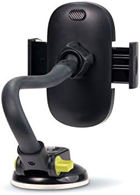 Premium Multi-Function Car Phone Mount by Pure Gear – Secure Suction Cup Holder for i Phone & Galaxy Smartphones – Enhanced Compatibility, 360-Degree Rotation, and Easy Installation for Hands-Free Navigation and Media Control – Elevate Your Driving Experience