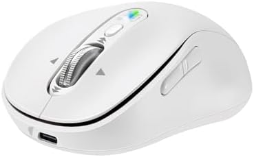 Elevate Your Productivity with the L570 Wireless Bluetooth Mouse – Portable, Rechargeable, and Multi-Device Compatible for Seamless Navigation Across Mac Book Air/Pro, i Pad, Laptop, and Computer – Featuring 4-Level DPI, Ergonomic Design, Silent Click, and 4-Way Scrolling for Ultimate Comfort and Precision